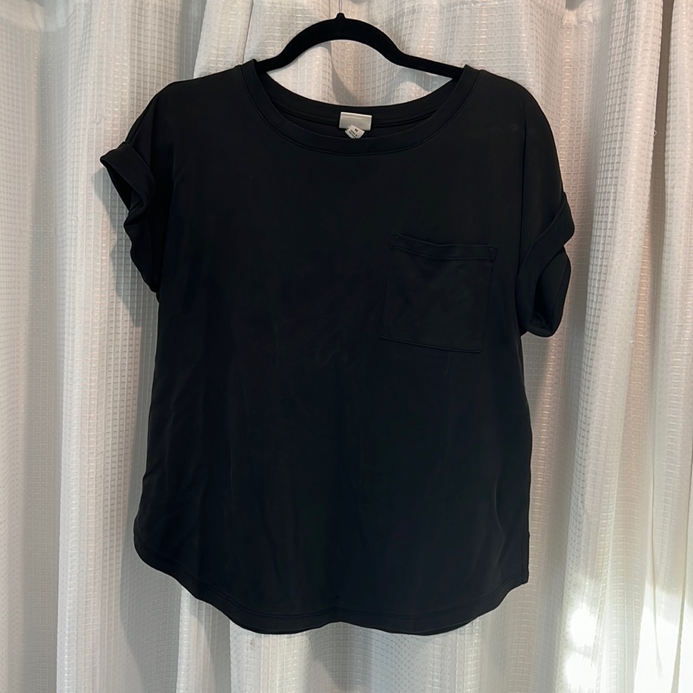 Black Cap Sleeve Top